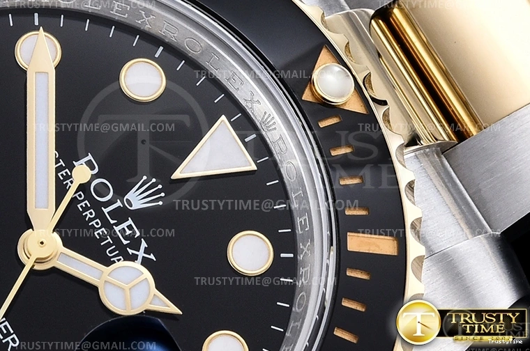 1202 Sophisticated Submariner 116613LN 904L YG SS Black ARF V3 A 1087